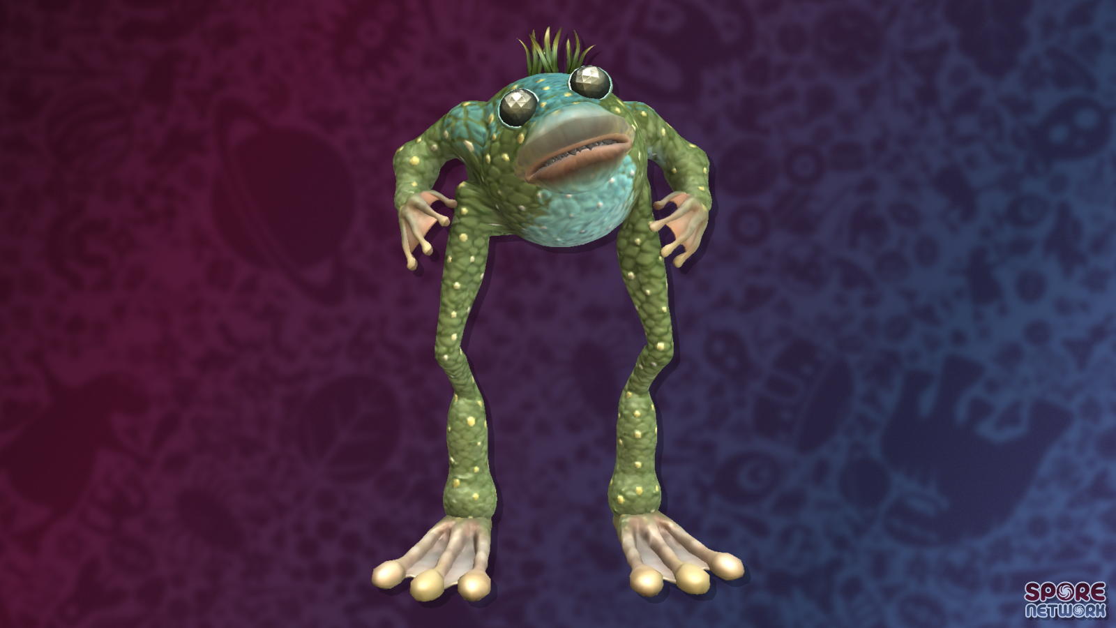 King Froggy Spore Creature by Rosana at SporeNetwork